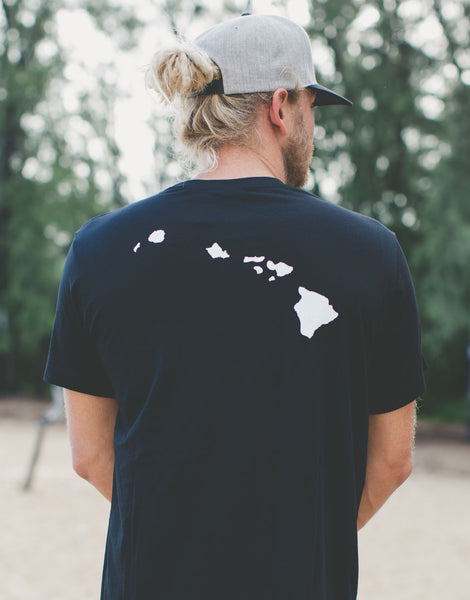 Men's Black "Maui's Finest Poker Crew" Tee