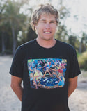 Men's Black "Maui's Finest Poker Crew" Tee