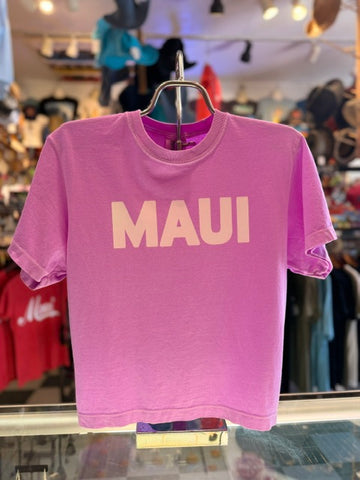 Women's Purple Maui Crop