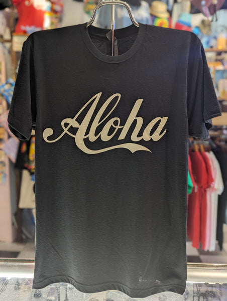 Men's Black "Aloha" Tee