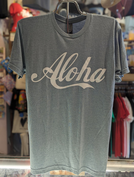 Men's Blue "Aloha" Tee