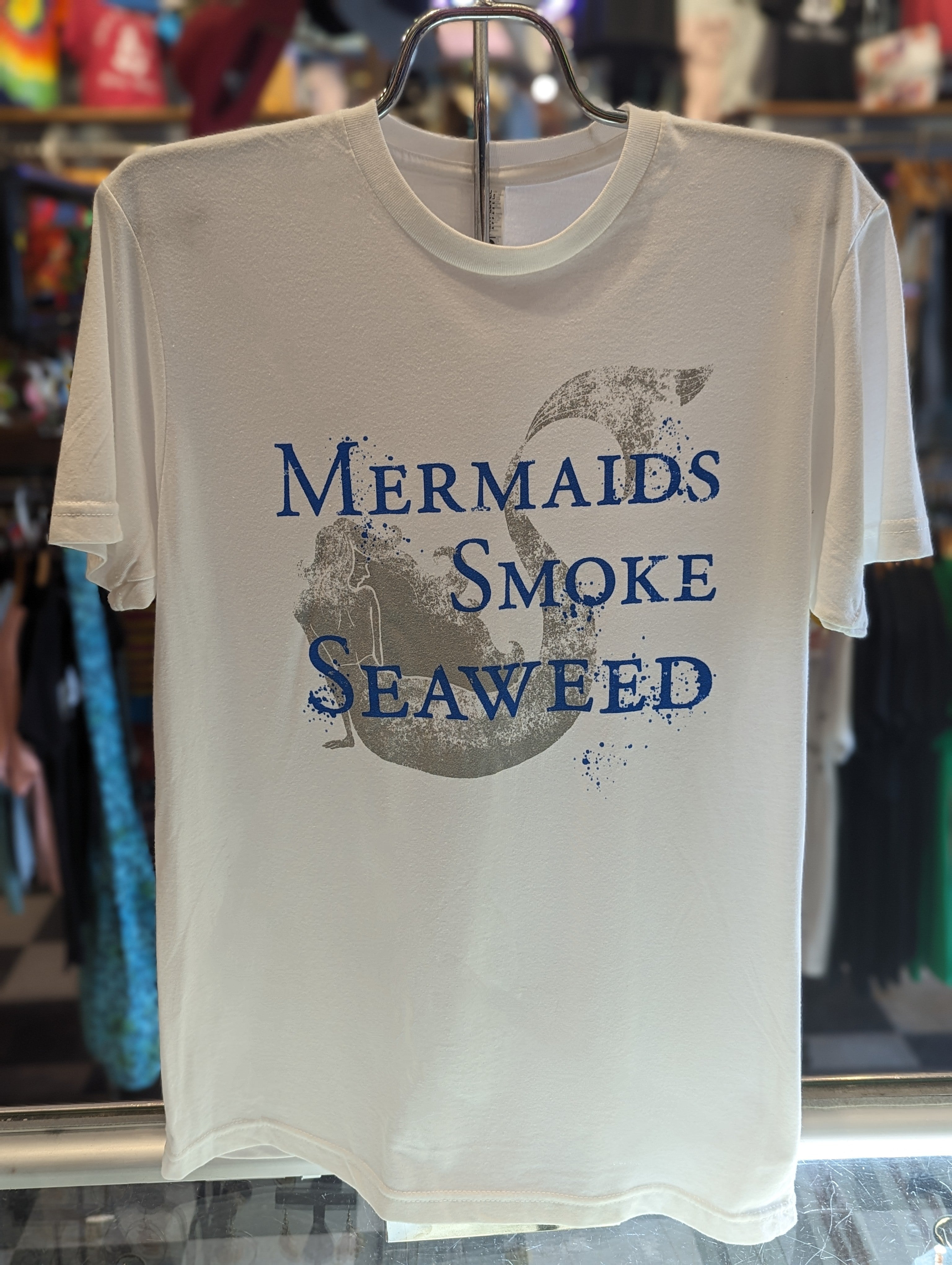Men's "Mermaids Smoke Seaweed" Tee