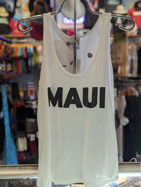 Women's White "Maui" Tank