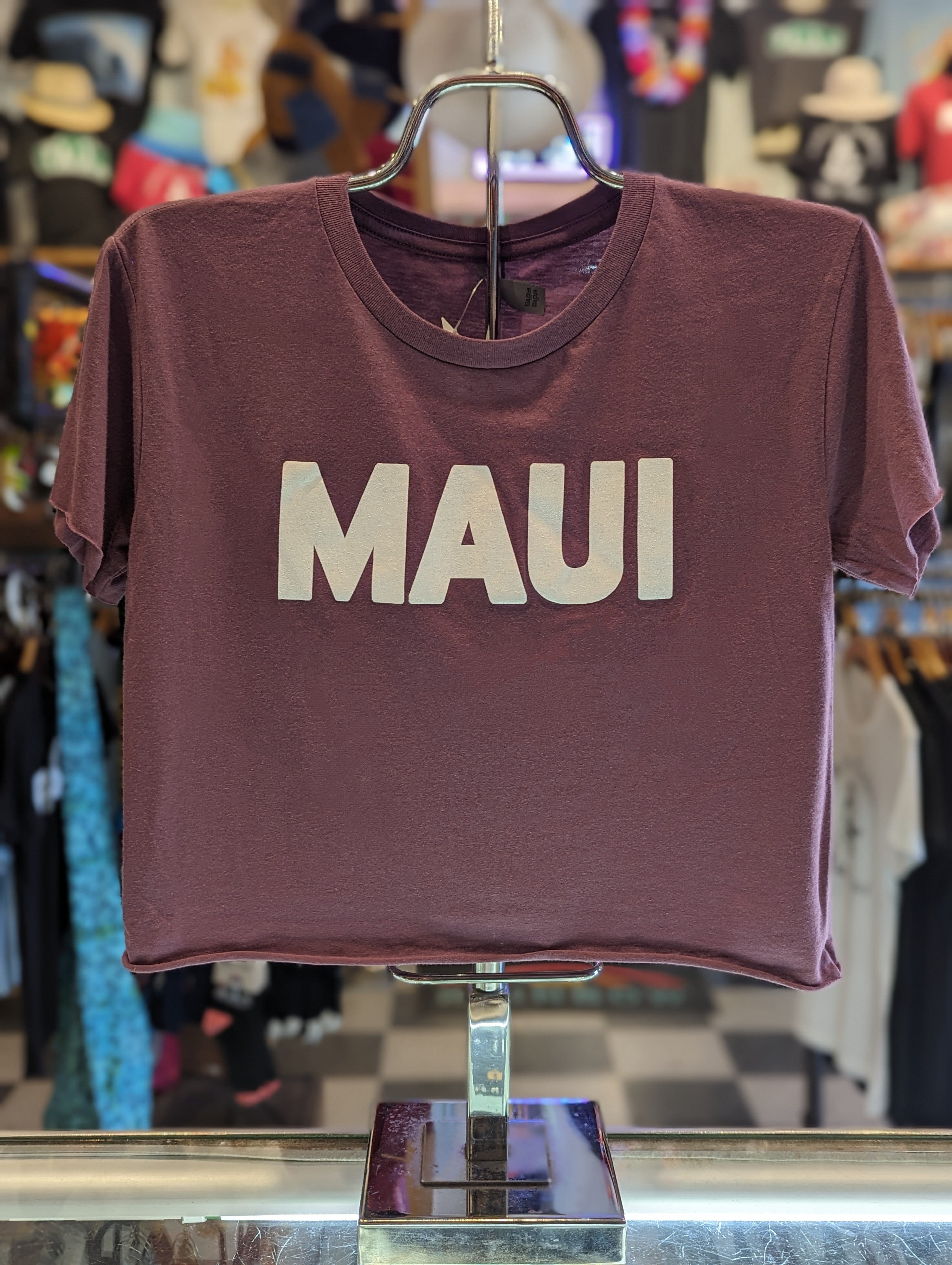 Women's Purple "Maui" Crop
