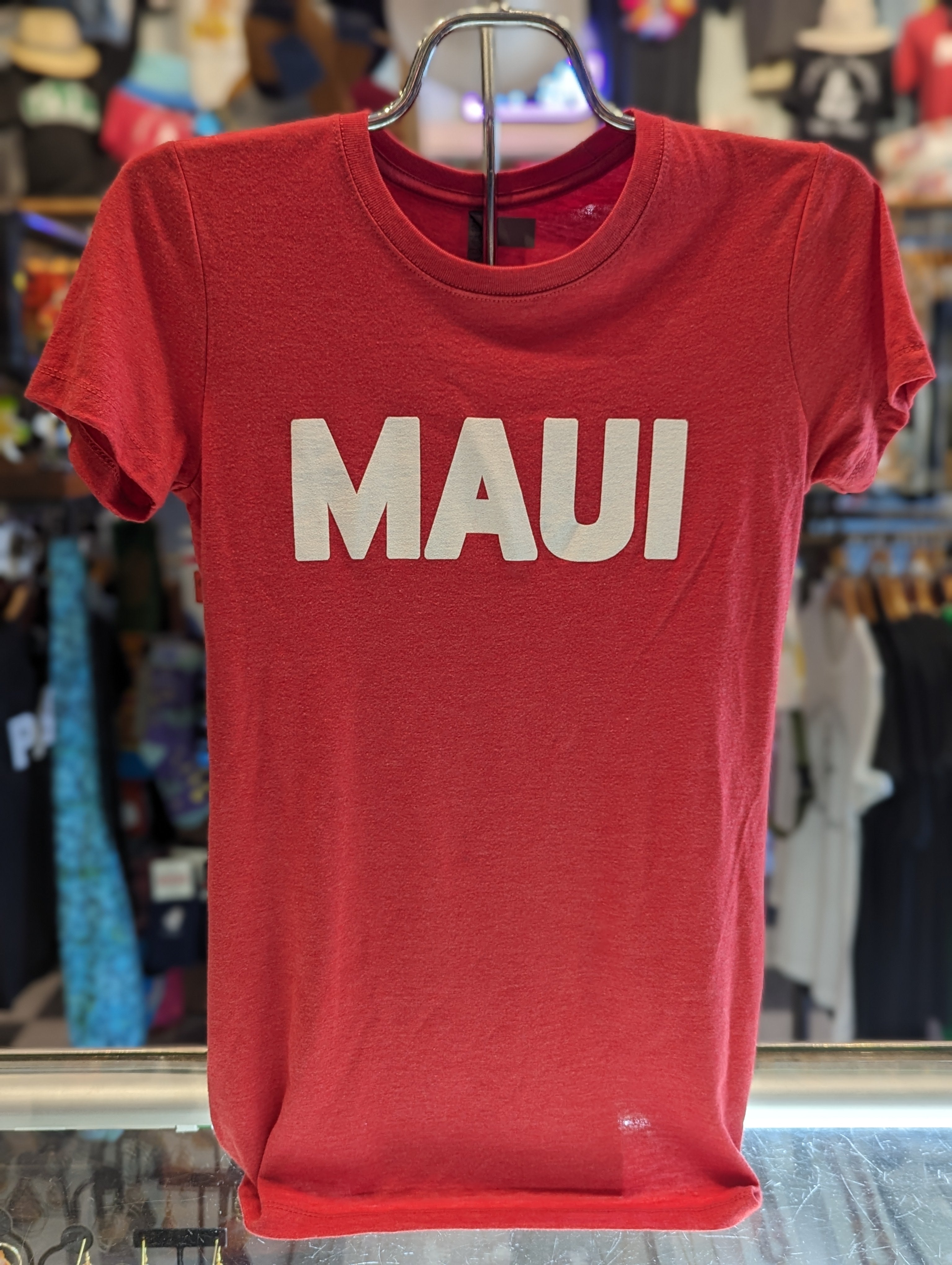Women's Red "Maui" Tee