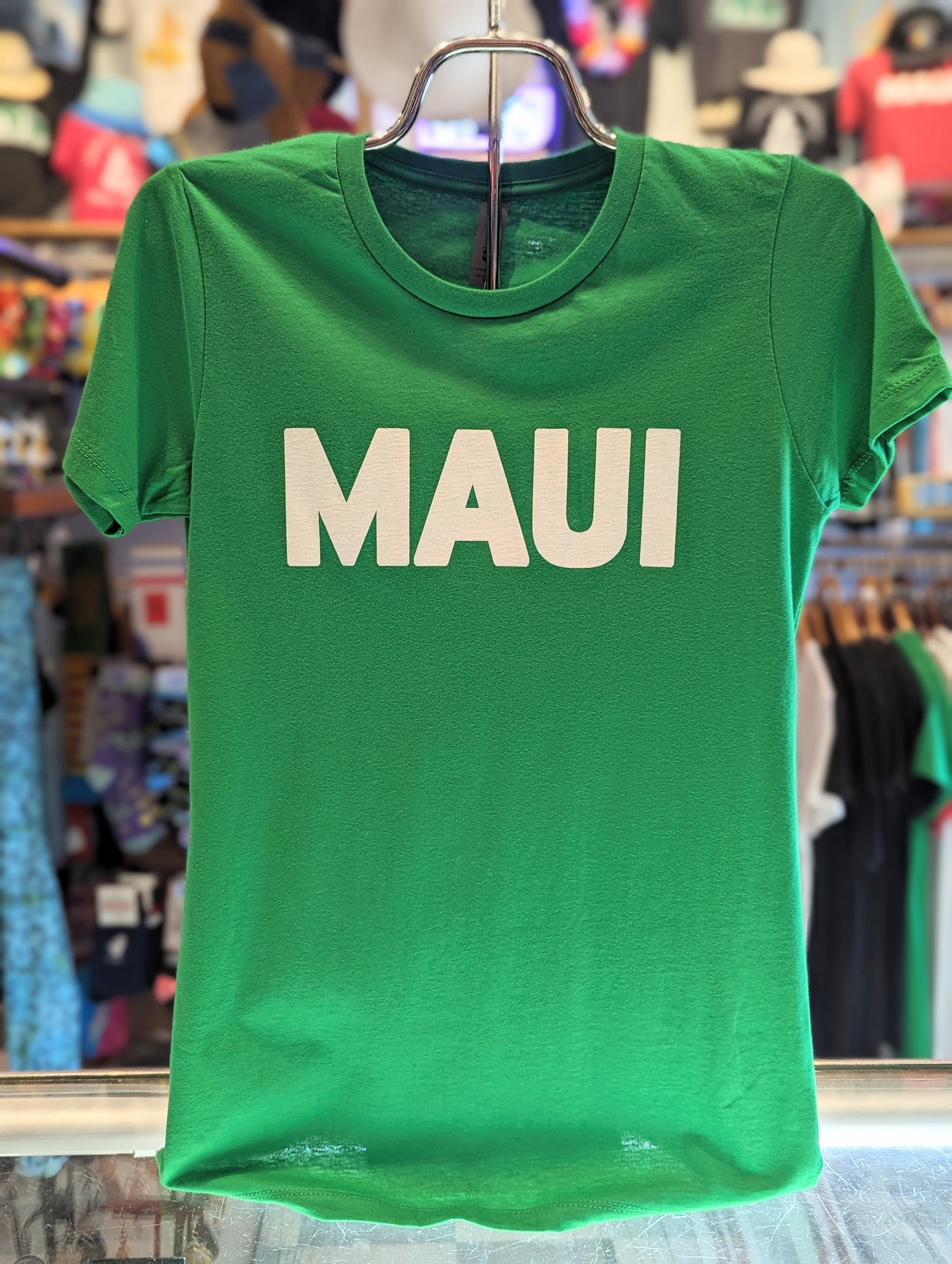 Women's Green "Maui" Tee